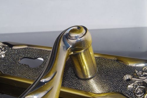 锁具 室内执手双舌58门锁 锌合金材质铜锁芯黄古青古铜色 批发零售